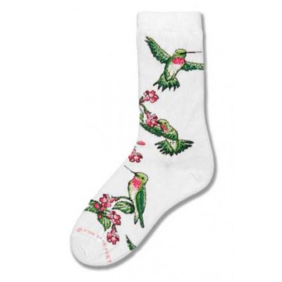 Ruby Hummingbirds Socks